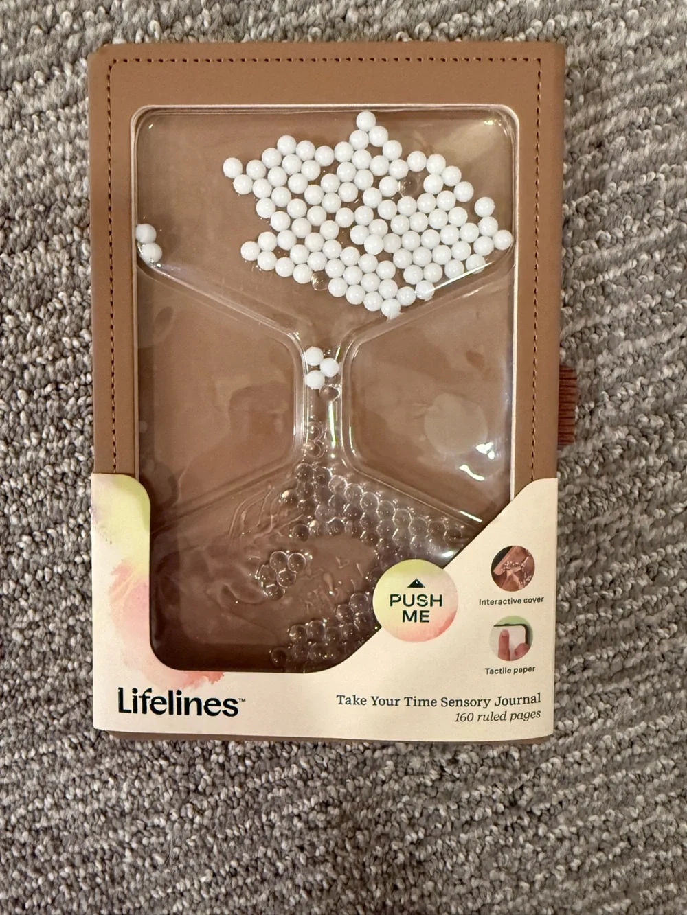 Lifelines Sensory Journal Interactive Cover Tactile Writing Notebook 160 Ruled